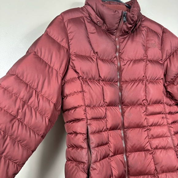 The North Face Women’s Transit Jacket Down Puffer II in Maroon Red Size Large - Picture 3 of 9